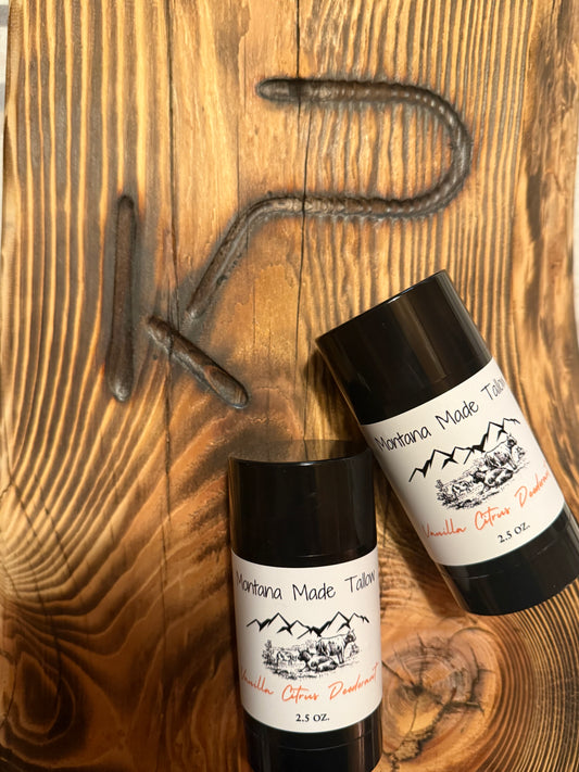 Vanilla Citrus Tallow Deodorant