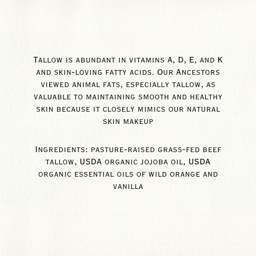 Wild Orange Whipped Tallow