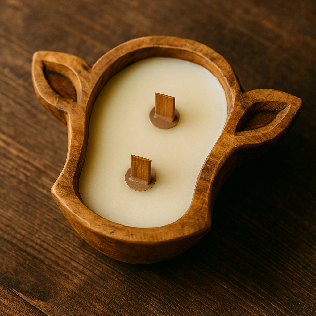 Cow Head Candle